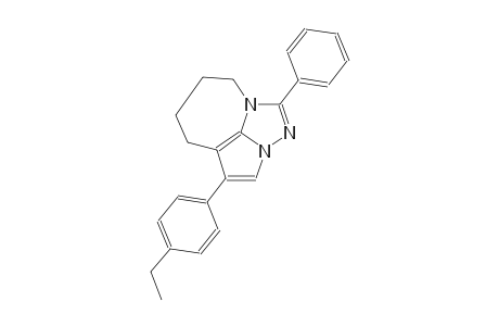 4-(4-Ethylphenyl)-1-phenyl-5,6,7,8-tetrahydro-2,2a,8a-triazacyclopenta[cd]azulene