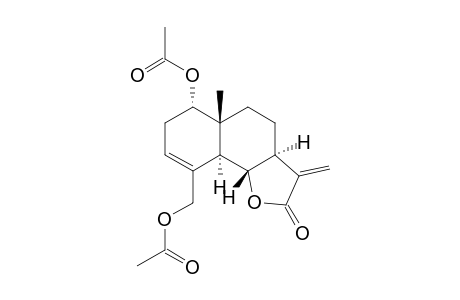 (1S,5S,6S,7S,10R)-1,15-Diacetoxyeudesma-3,11(13)-dien-6,12-olide