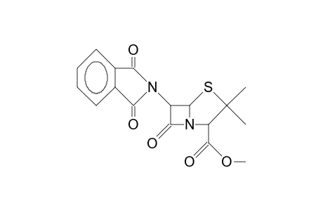 6-Phthalimido-2,2-dimethyl-penamic 3-acid, methyl ester