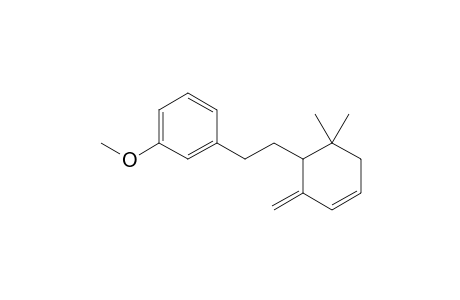 4-[2'-(META-METHOXY-PHENYL)-ETHYL]-5,5-DIMETHYL-3-METHYLENE-CYCLOHEX-1-ENE