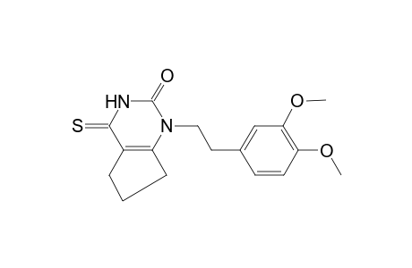 1-[2-(3,4-Dimethoxy-phenyl)-ethyl]-4-thioxo-1,3,4,5,6,7-hexahydro-cyclopentapyrimidin-2-one