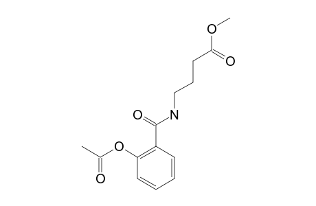 4-(2-ACETOXYBENZOYLAMINO)-BUTYRIC-ACID-METHYLESTER