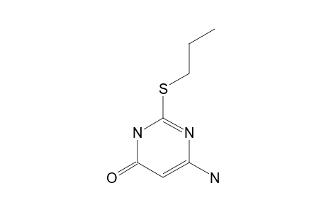 6-amino-2-(propylthio)-4(3H)-pyrimidinone