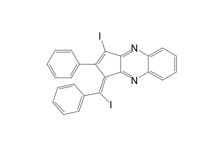 (Z)-3-iodo-1-(iodo(phenyl)methylene)-2-phenyl-1H-cyclopenta[b]quinoxaline