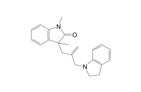 1,3-Dimethyl-3-[3-(2,3-dihydro-1H-indolyl)-2-methylenepropyl]-2,3-dihydro-1H-indole-2-one