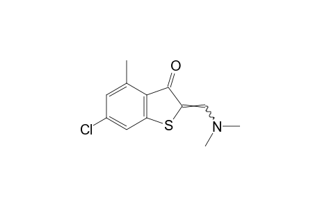 6-chloro-2-[(dimethylamino)methylene]-4-methylbenzo[b]thiophen-3(2H)-one