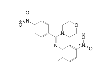 2-methyl-N-[(Z)-4-morpholinyl(4-nitrophenyl)methylidene]-5-nitroaniline