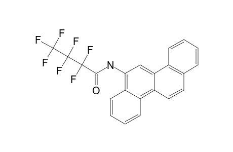 6-Aminochrysene, N-heptafluorobutyryl-