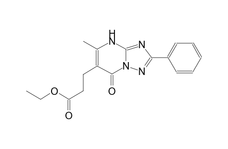 [1,2,4]triazolo[1,5-a]pyrimidine-6-propanoic acid, 4,7-dihydro-5-methyl-7-oxo-2-phenyl-, ethyl ester