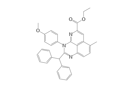 3-(4-Methoxyphenyl)-2-(diphenylmethyl)-5-(ethoxycarbonyl)-7-methylpyrido[2,3,4-de]quinazoline