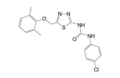 N-(4-chlorophenyl)-N'-{5-[(2,6-dimethylphenoxy)methyl]-1,3,4-thiadiazol-2-yl}urea