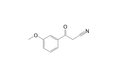 3-(3-Methoxyphenyl)-3-oxidanylidene-propanenitrile