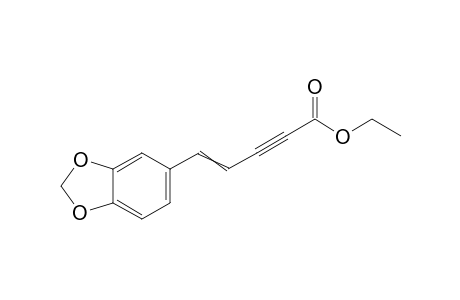 ethyl 5-(1,3-benzodioxol-5-yl)pent-4-en-2-ynoate