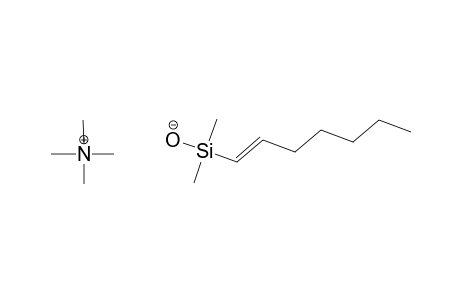 DW-VIII-56;TETRAMETHYLAMMONIUM-(E)-DIMETHYL-(1-HEPTENYL)-SILYLOXIDE