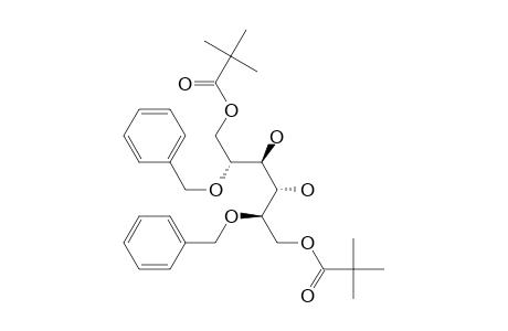 D-Mannitol, 2,5-bis-o-(phenylmethyl)-, 1,6-bis(2,2-dimethylpropanoate)