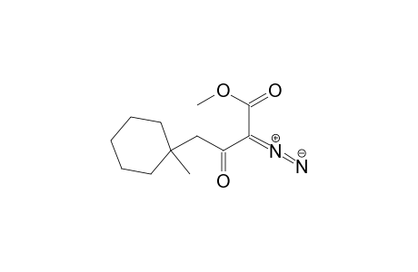 4-(1-Methyl-cyclohexyl)-2-diazo-3-oxo-butanoic acid, methyl ester