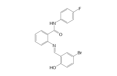 2-[(5-bromosalicylidene)amino]-4'-fluorobenzanilide