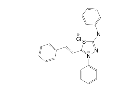 4-PHENYL-5-CINNAMOYL-1,3,4-THIADIAZOLIUM-2-PHENYLAMINE-CHLORIDE