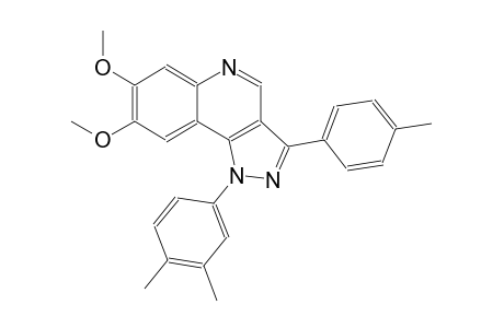 1-(3,4-dimethylphenyl)-7,8-dimethoxy-3-(4-methylphenyl)-1H-pyrazolo[4,3-c]quinoline