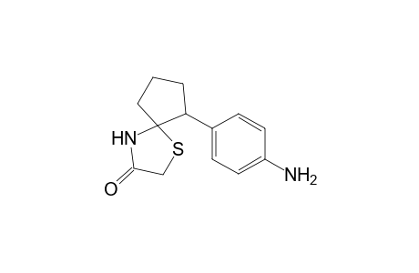 4-Aminophenyl-1-thia-4-azaspiro[4,4]nonan-3-one