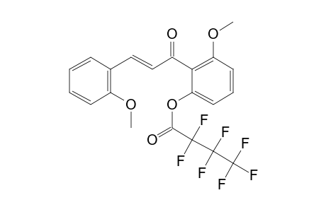 2,6'-Dimethoxy-2'-(heptafluorobutyryl)oxychalcone