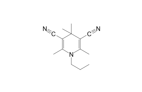 1,4-dihydro-1-propyl-2,4,4,6-tetramethyl-3,5-pyridinecarbonitrile