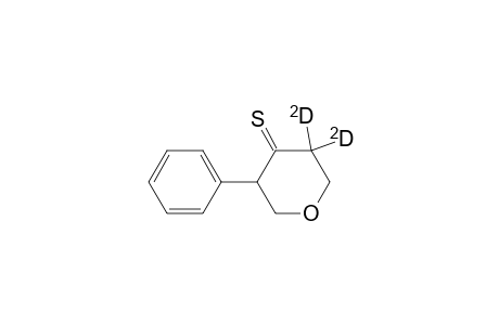 3-Phenyl-5,5-dideutero-tetrahydro-4-thiopyrone