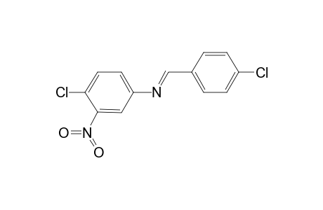 4-Chloro-N-[(E)-(4-chlorophenyl)methylidene]-3-nitroaniline