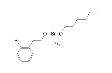 Silane, methylvinyl(2-(2-bromophenyl)ethoxy)hexyloxy-