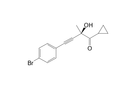 (R)-1-cyclopropyl-2-hydroxy-4-(4-bromophenyl)-2-methylbut-3-yn-1-one