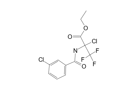 Ethyl 2-chloro-2-(3-chlorobenzamido)-3,3,3-trifluoropropionate