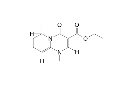 4-keto-1,6-dimethyl-7,8-dihydro-6H-pyrido[6,1-b]pyrimidine-3-carboxylic acid ethyl ester