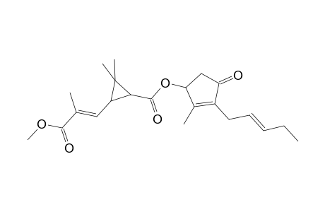 3-[(E)-3-keto-3-methoxy-2-methyl-prop-1-enyl]-2,2-dimethyl-cyclopropane-1-carboxylic acid [4-keto-2-methyl-3-[(E)-pent-2-enyl]-1-cyclopent-2-enyl] ester