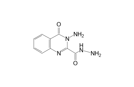 3-amino-3,4-dihydro-4-oxo-2-quinazolinecarboxylic acid, hydrazide