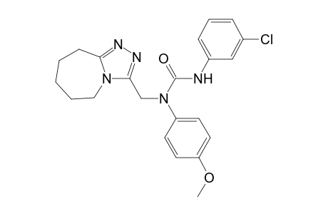N'-(3-chlorophenyl)-N-(4-methoxyphenyl)-N-(6,7,8,9-tetrahydro-5H-[1,2,4]triazolo[4,3-a]azepin-3-ylmethyl)urea