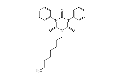 S-TRIAZINE-2,4,6/1H,3H,5H/-TRIONE, 1,3-DIPHENYL-5-OCTYL-,