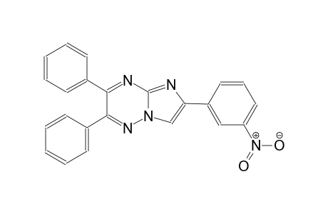 Imidazo[1,2-b][1,2,4]triazine, 6-(3-nitrophenyl)-2,3-diphenyl-