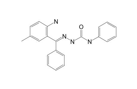 Anti-5-methyl-2-aminobenzophenone 4-phenylsemicarbazone