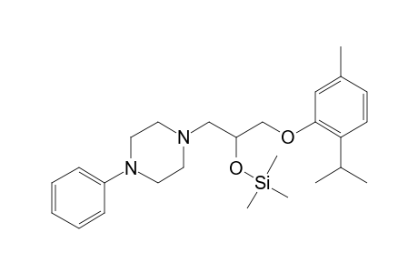 1-(2-Isopropyl-5-methyl-phenoxy)-3-(4-phenyl-piperazin-1-yl)-propan-2-ol, tms