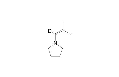 1-(1-Deutero-2-methyl-1-propenyl)pyrrolidine