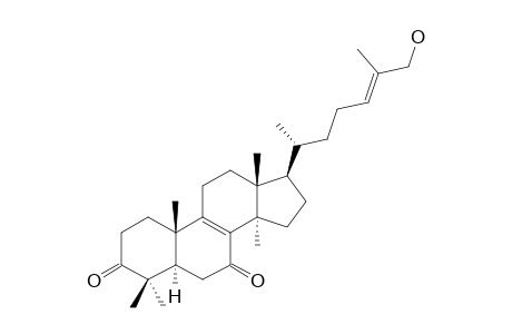 GANODERONE-A;5-ALPHA-LANOSTA-8,24-DIENE-26-HYDROXY-3,7-DIONE