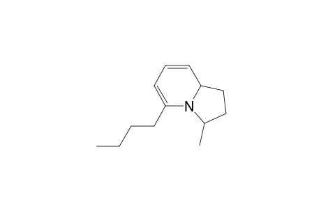 5-Butyl-3-methyl-1,2,3,8a-tetrahydroindolizine