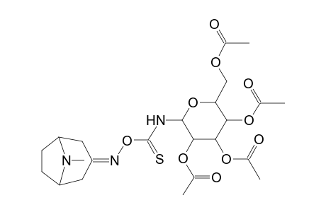 2,3,4,6-Tetra-O-acetyl-N-(([(8-methyl-8-azabicyclo[3.2.1]oct-3-ylidene)amino]oxy)carbothioyl)hexopyranosylamine