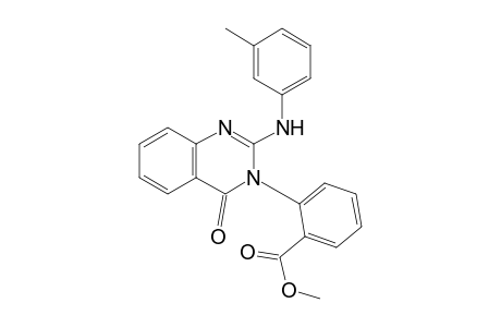 Benzoic acid, 2-[2-[(3-methylphenyl)amino]-4-oxo-3(4H)-quinazolinyl]-, methyl ester