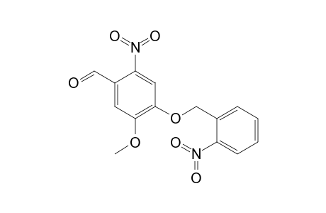 5-Methoxy-2-nitro-4-[(2-nitrobenzyl)oxy]benzaldehyde