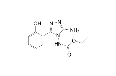 3-amino-5-(o-hydroxyphenyl)-4H-1,2,4-triazole-4-carbamic acid, ethyl ester