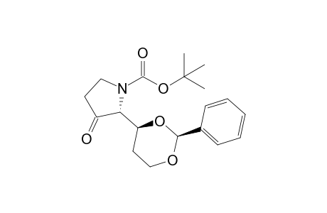 (2R)-3-keto-2-[(2S,4S)-2-phenyl-1,3-dioxan-4-yl]pyrrolidine-1-carboxylic acid tert-butyl ester