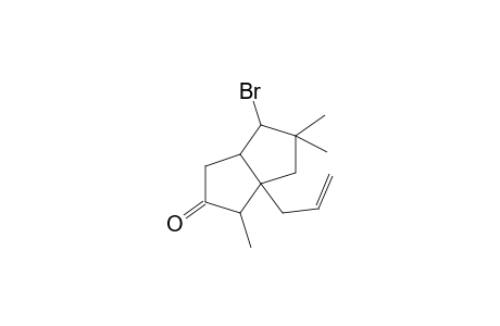 (1RS,2RS,5SR,6RS)-6-Bromo-2,7,7-trimethyl-1-(2-propenyl)bicyclo[3.3.0]octan-3-one