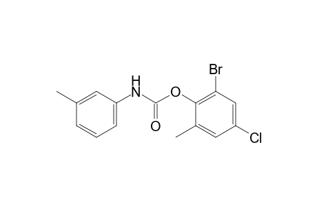 m-Methylcarbanilic acid, 6-bromo-4-chloro-o-tolyl ester