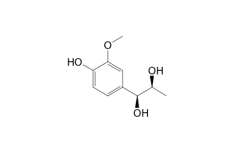 (1S,2S)-1-(4-hydroxy-3-methoxyphenyl)propane-1,2-diol